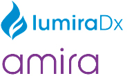 lumiradx-and-amira-logos