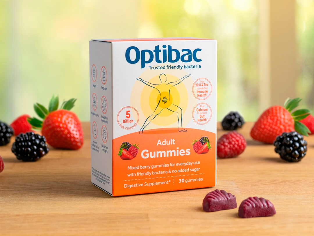 A pack of Optibac Gummies