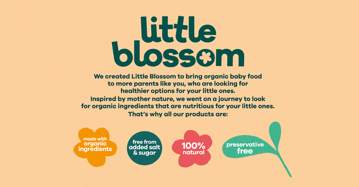 Little Blossom baby food statement
